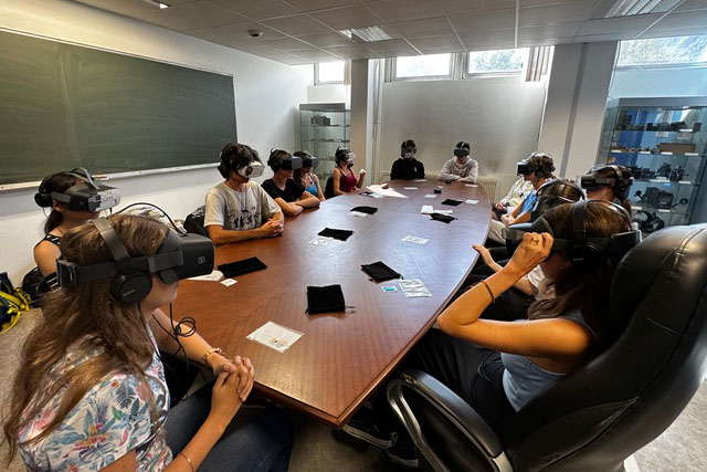 Etudiants - expérience de réalité virtuelle