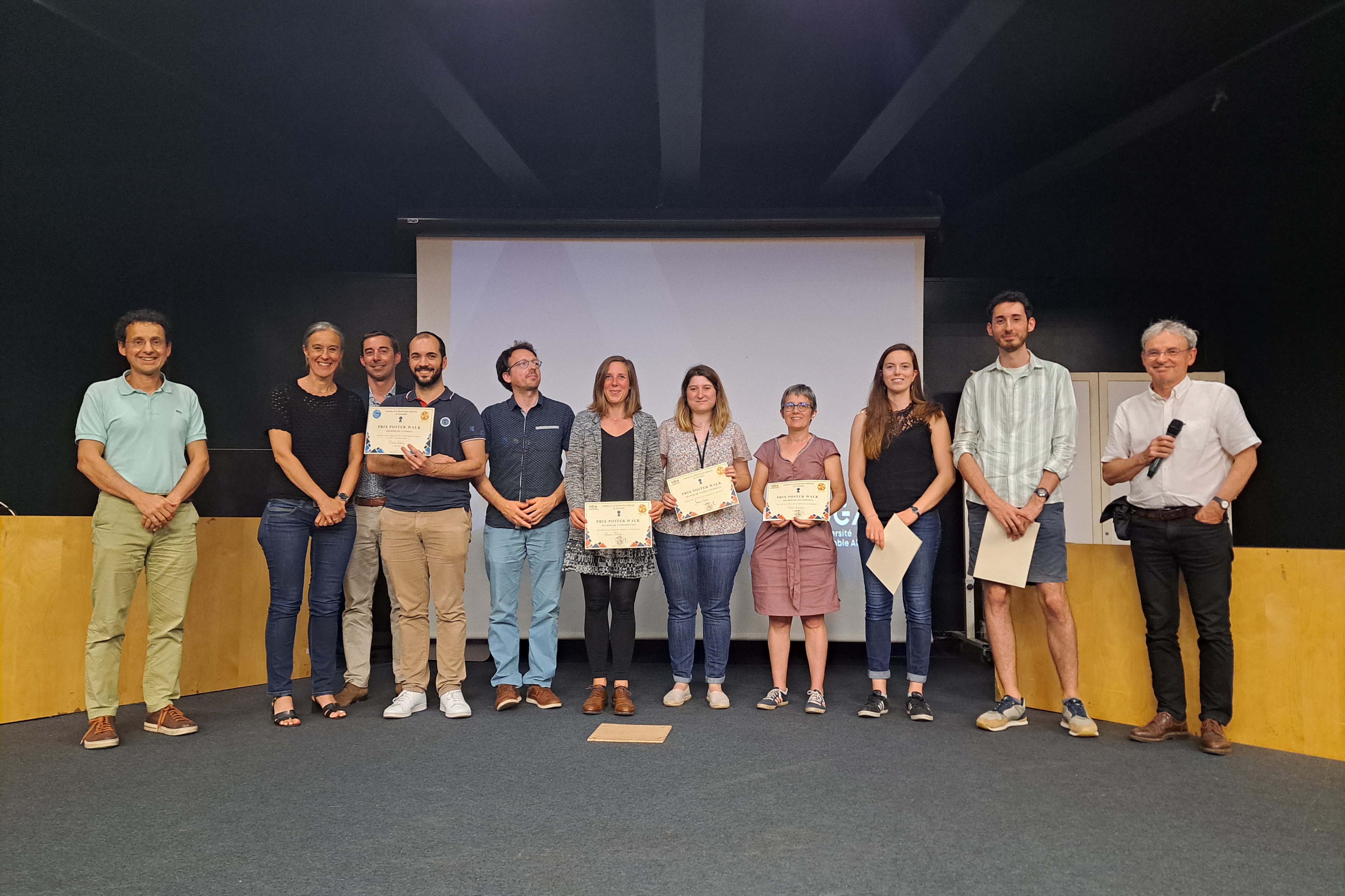 Journée de la recherche médicale de Grenoble, remise des prix, lauréats et comité d'organisation