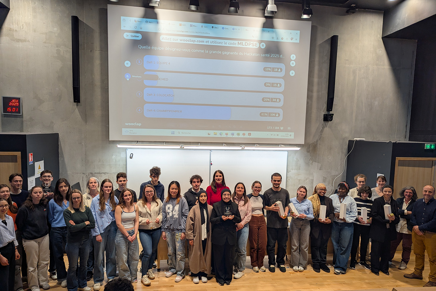 Les lauréats du Hackathon santé 2025